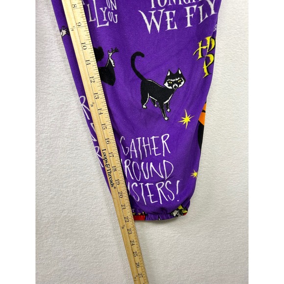 Disney Hocus Pocus Purple Characters Spells Pajama Pants Women's XL 16-18 - Picture 7 of 9